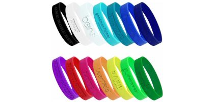 Debossed Silicone Wrist-Band
