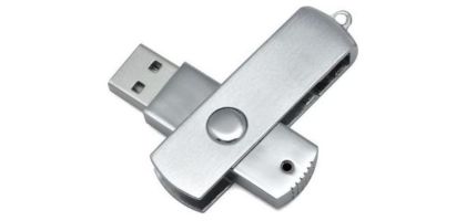 Premium Metal Swivel Usb Flash Drive