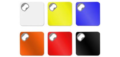 Square Coaster Bottle Opener