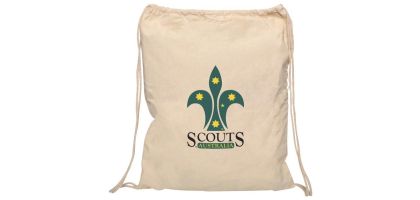 Calico Drawstring Bag