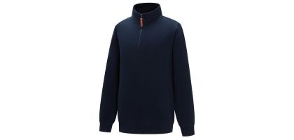 Pilbara Mens Classic Zipper C/F Fleece Pullover