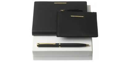 Set Nina Ricci Black (ballpoint Pen, Note Pad A6 & Key Ring)