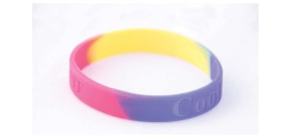 Multi-Coloured Silicone Wrist Band