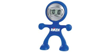 Flex Man Digital Clock