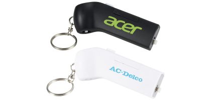 Handy Tire Gauge With Key-Light