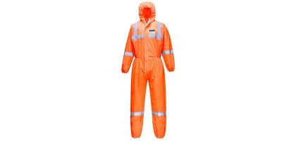 BizTex SMS Hi Vis Coverall Type 5/6 (Pk50)