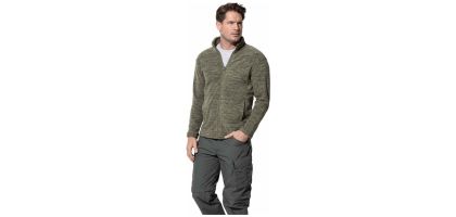 Men's Active Melange Fleece Jacket