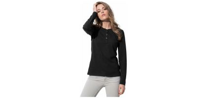 Women's Sharon Henley Long Sleeve