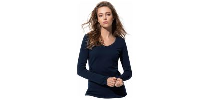 Women's Claire V-neck Long Sleeve