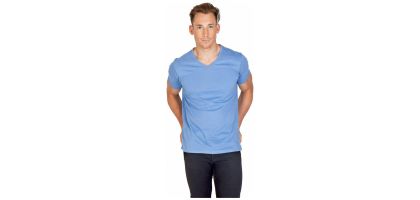 Mens Marl V-neck T-shirt