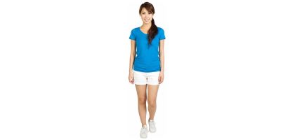 Ladies Raw Cotton Wave T Shirts