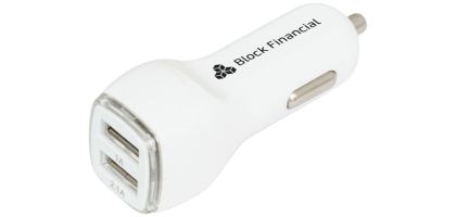 Dual USB Car Charger Light Up