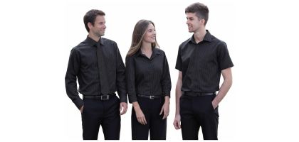 The Omega Stripe Short Sleeve Shirt - Mens