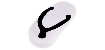 White And Black Stress Thong