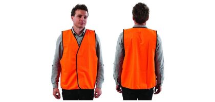 Fluro Vest Day Orange Large