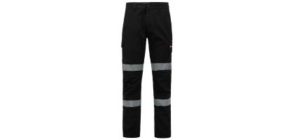 Mens Reflective Stretch Canvas Cargo Pant