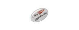 Button Badge Oval - 65 x 45mm