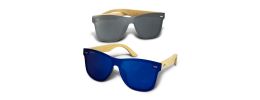 Ryder Mirror Lens Sunglasses - Bamboo