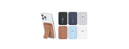 PU Magnetic Card Holder with Phone Stand
