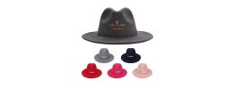 Felt Wide Brim Fedora Hat