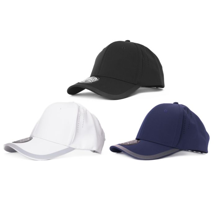Oxford 6-Panel Cap with PU-Coated Trim