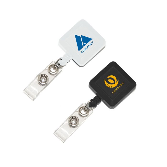 Square Retractable Card Holder