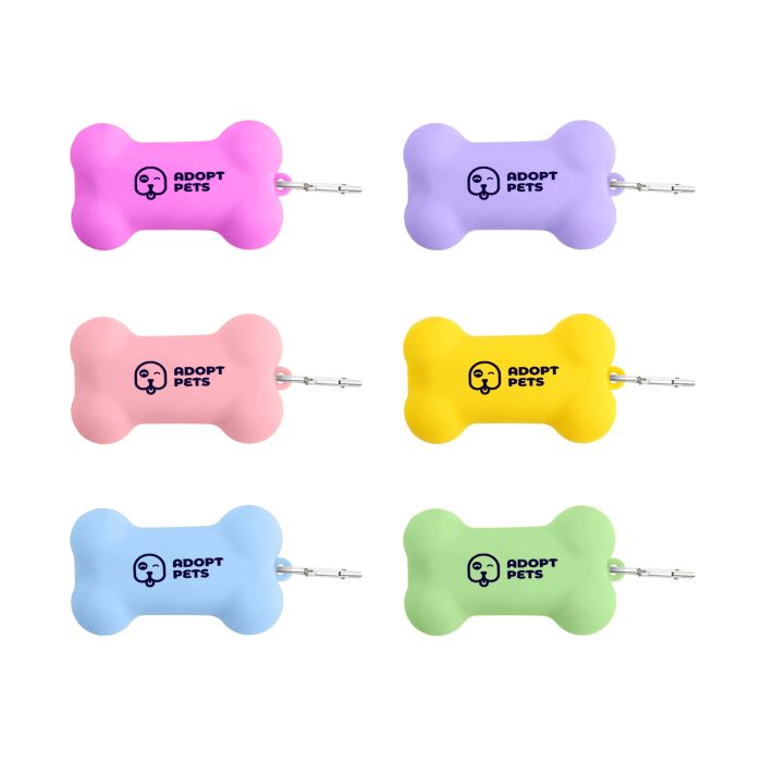 Silicone Bone Shape Dog Poop Bag Dispenser