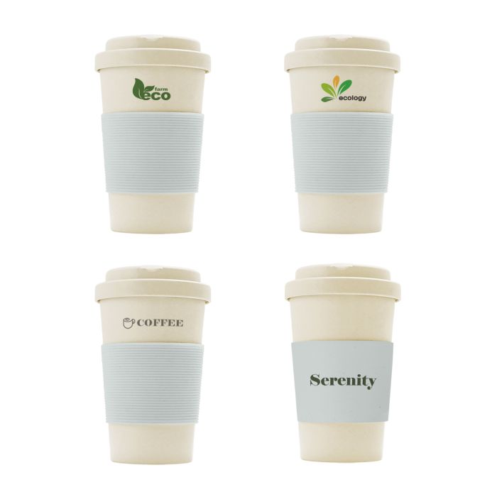 400ML BPA-free Eco Bamboo Fibre Coffee Cup