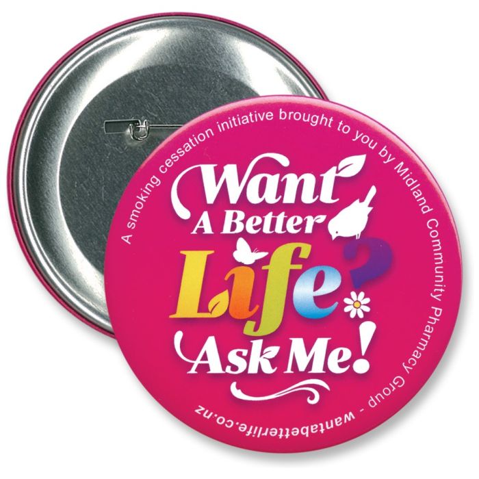 Button Badge Round