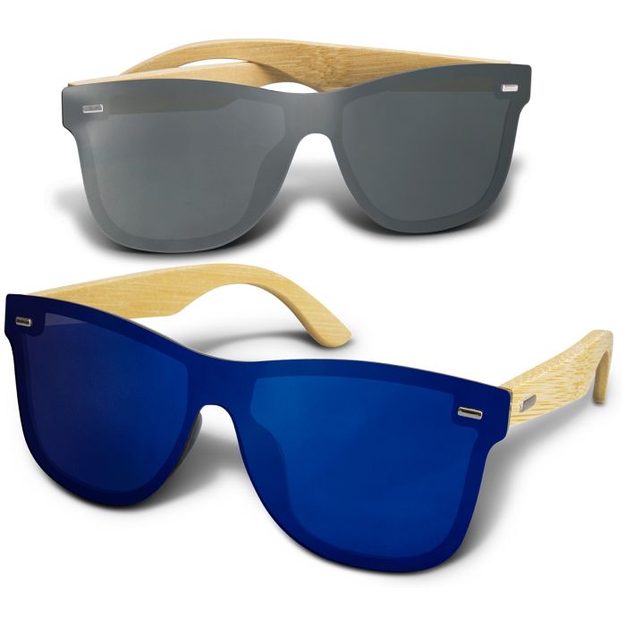 Ryder Mirror Lens Sunglasses - Bamboo