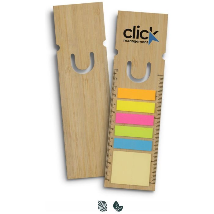Bamboo Ruler Bookmark - Square