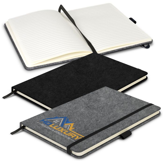 RPET Felt Hard Cover Notebook