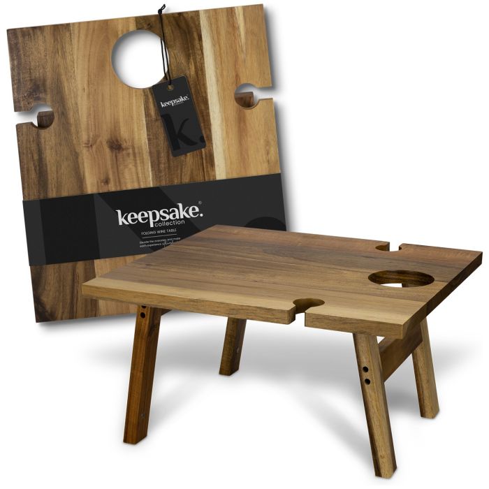 Keepsake Folding Wine Table