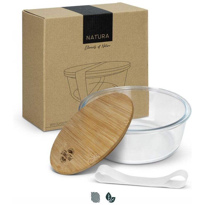 NATURA Iris Glass Food Container