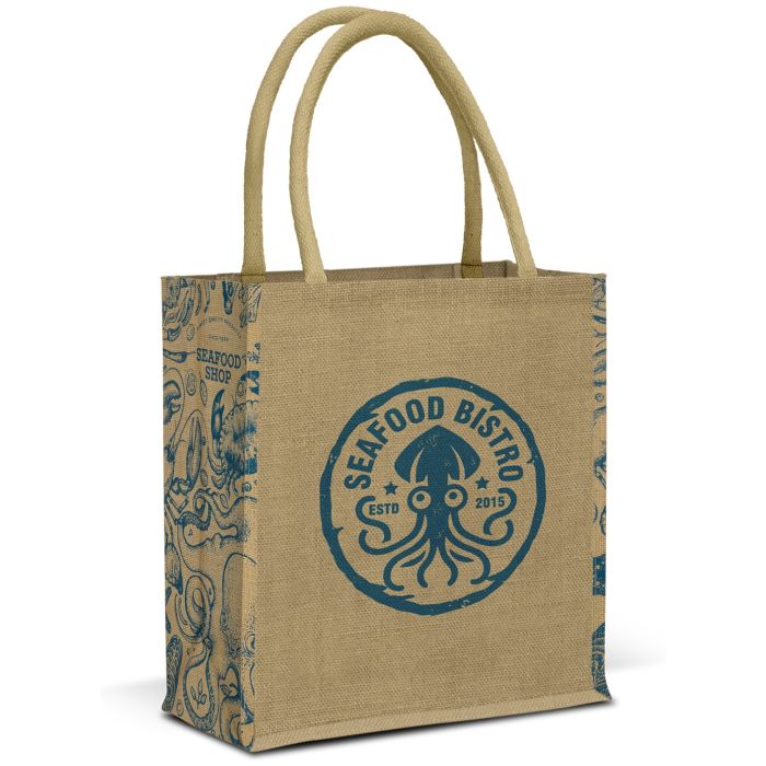 Lanza Jute Tote Bag