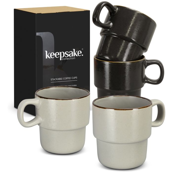 Keepsake Stackable Coffee Cup - Set of 2