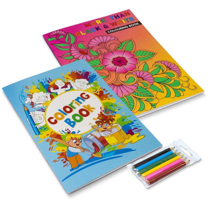 Custom Cover Colouring Book - A4