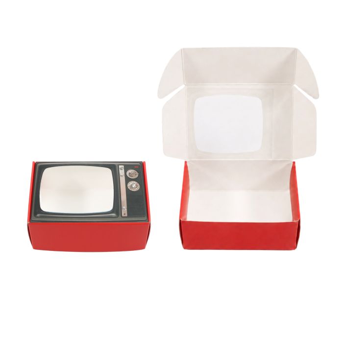 Custom Retro TV–Style Gift Box