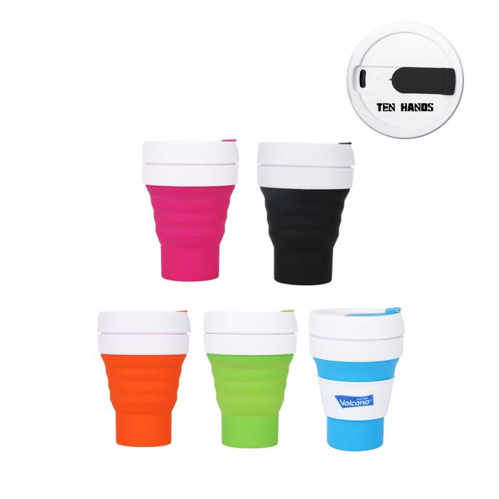 355ml Collapsible Silicon Coffee Cup