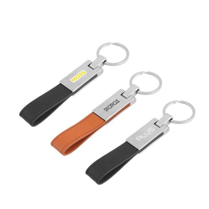 PU Leather Metal Keyring B