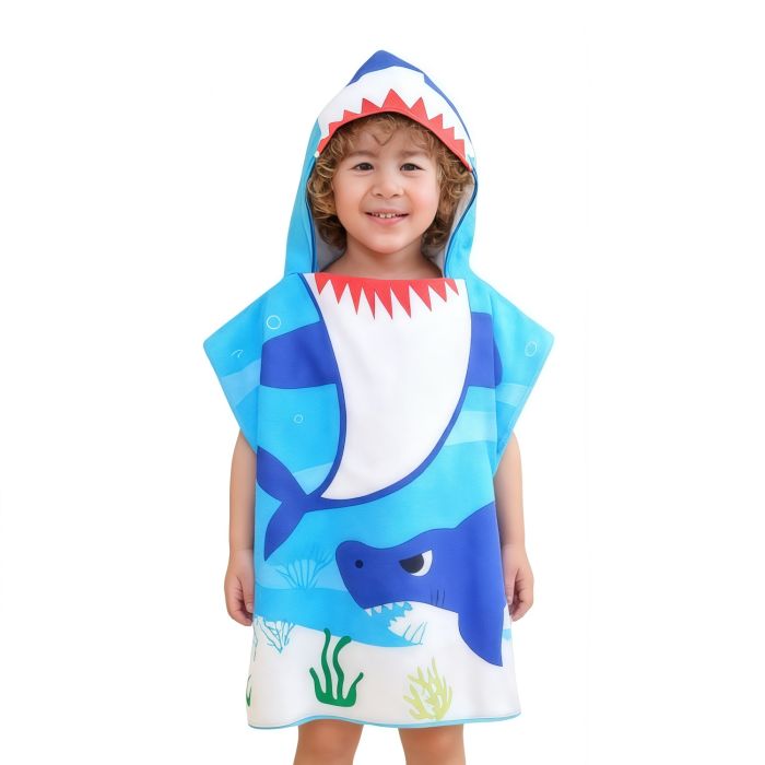 100% Double-Sided Fleece Sublimation Kids Hooded Change Towel