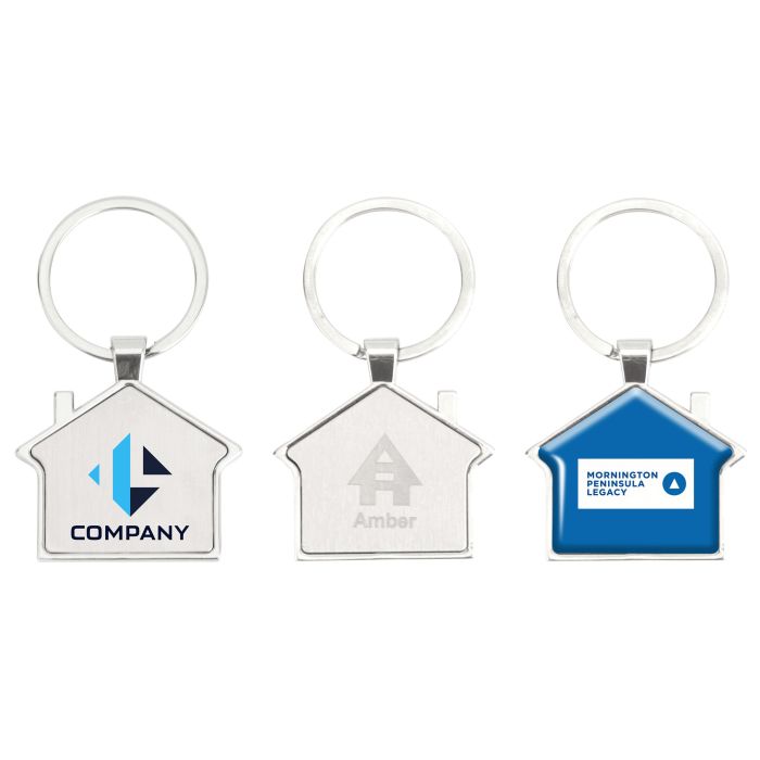 House Metal Keyring