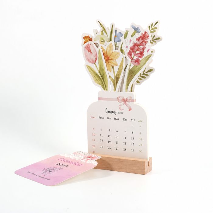 Flowers Desk Calendar