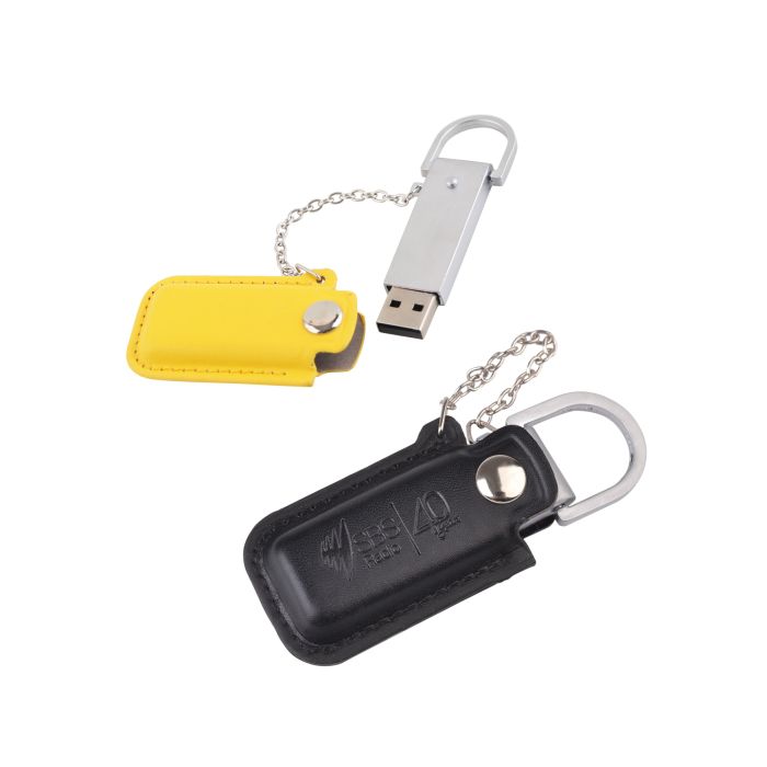 Leather Pouch Flash Drive