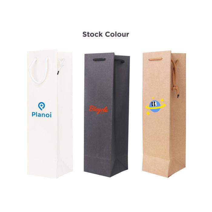 Wine Bottle Paper Bag(100x360x100mm)