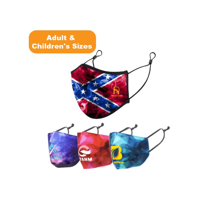 3 Ply Digital Print Reusable Face Mask - Adult & Children's Sizes