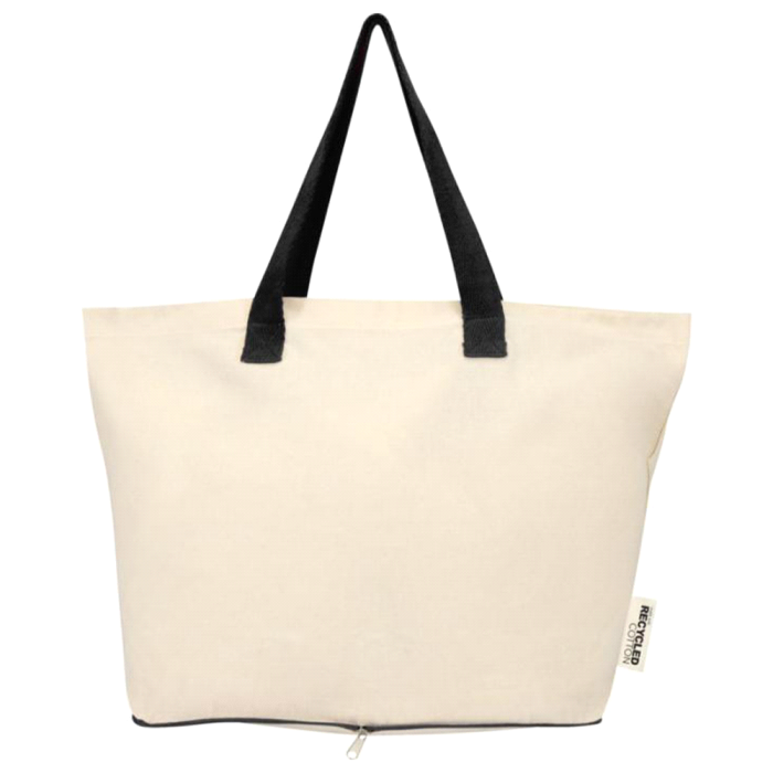 Sierra Foldable GRS Recycled  Cotton Tote Bag