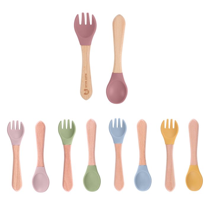 Ergonomic Silicone Kids Cutlery