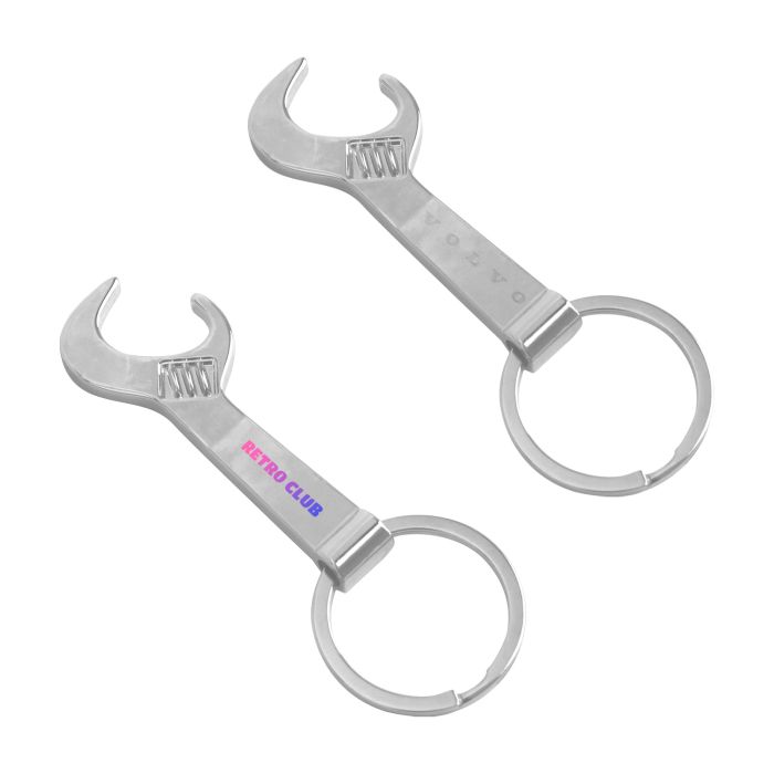 Wrench Metal Keyring Bottle Opener