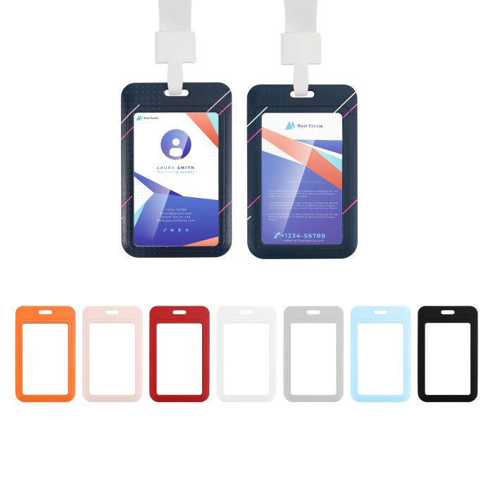 ABS Double Side ID Card Holder